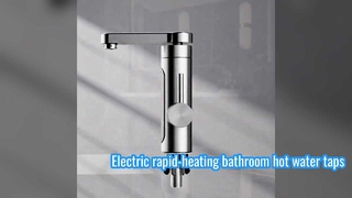 Elektrikli banyo su ısıtıcı muslukları Anında ısıtılan banyo muslukları Anında ısıtılan banyo sıcak suyu