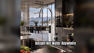 Modern Evler için Anında Sıcak Su Musluğu Mutfak ve banyo muslukları Dökme alüminyum musluklar