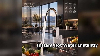 Mutfağınız için Anında Sıcak Su Musluğu mutfak ve banyo muslukları, anında ısınan elektrikli musluklar