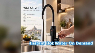 Mutfak ve Banyo İçin Anında Sıcak Su Musluğu Tankless elektrikli su ısıtıcı musluğu ABS malzeme,